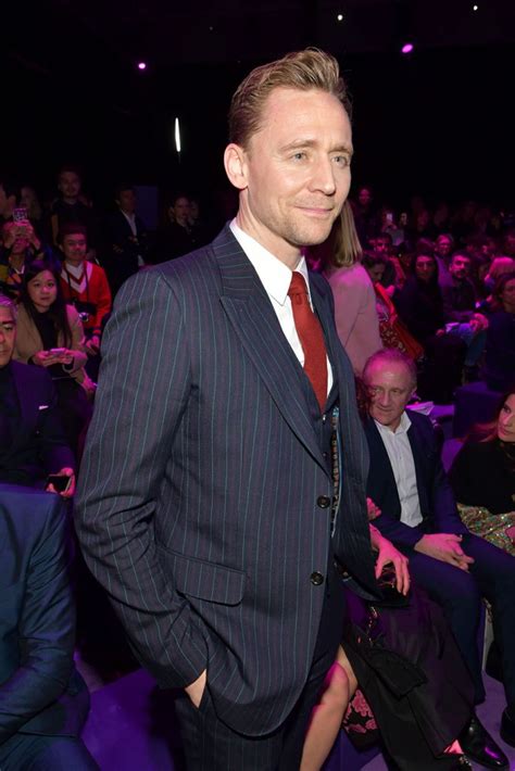 Tom Hiddleston’s Front Row Fashion at Gucci Fall 